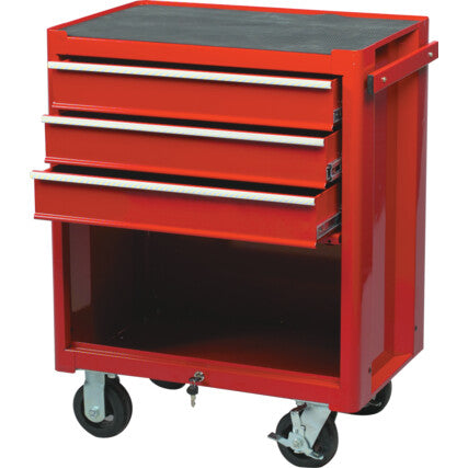 RED 3-DRAWER PROFESSIONALROLLER CABINET