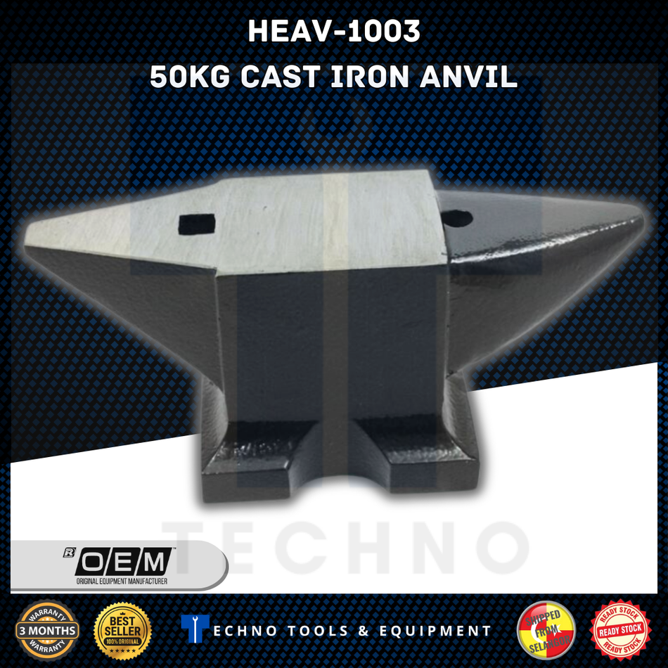 50kg Heavy Duty Cast Iron Anvil