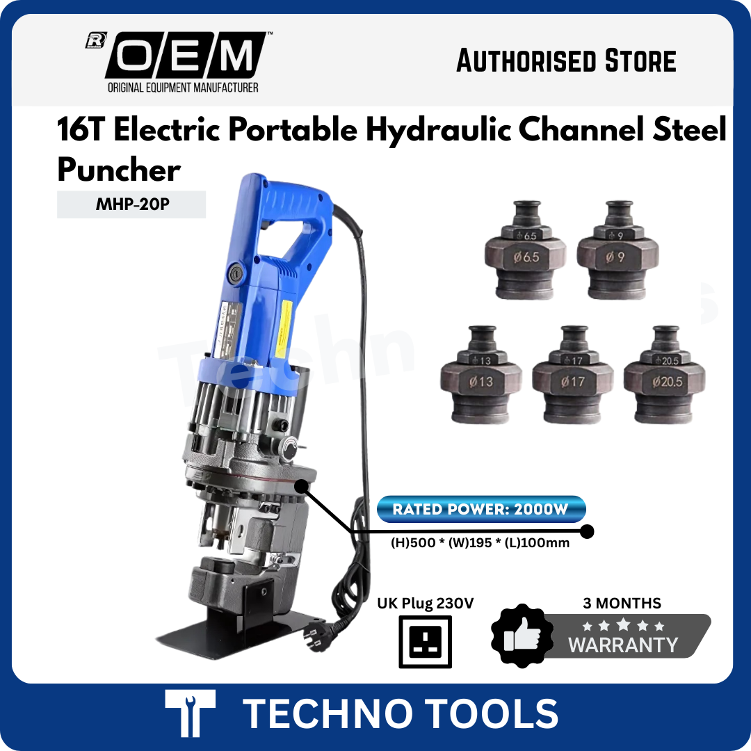 MHP-20 Electric Portable Hydraulic Puncher - Brand New OEM