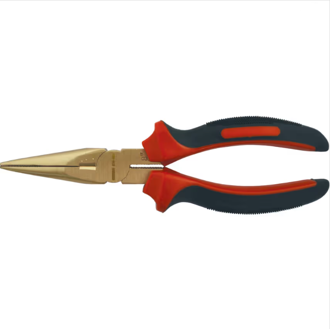 Kennedy KEN5753870K 200mm Non-Sparking Long Nose Pliers Beryllium Copper Techno Tools & Equipment