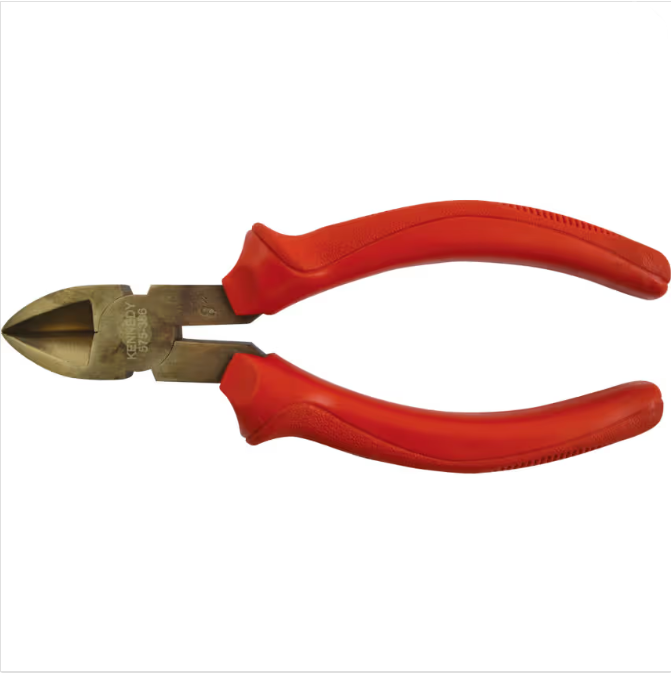 Kennedy Non-Sparking Diagonal Cutting Pliers Aluminium Bronze Techno Tools & Equipment