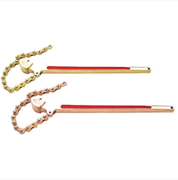 Kennedy 600mm Spark Resistant Chain Pipe Wrench Aluminium Bronze KENNEDY