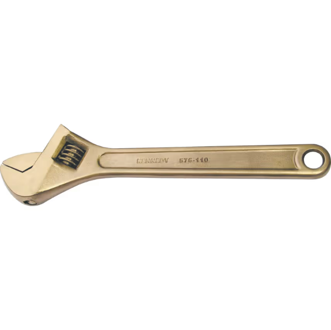 Kennedy Non-Sparking Adjustable Spanner 160mm Aluminium Bronze KENNEDY