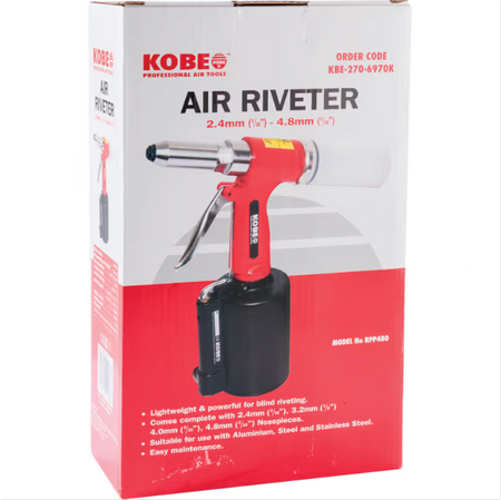 Kobe Red Line RPP480 Air Rivet Gun 1/4 in NPT KENNEDY