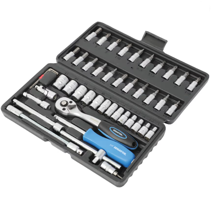 Senator 1/4 in Drive 46-Piece Metric Socket Set SENATOR