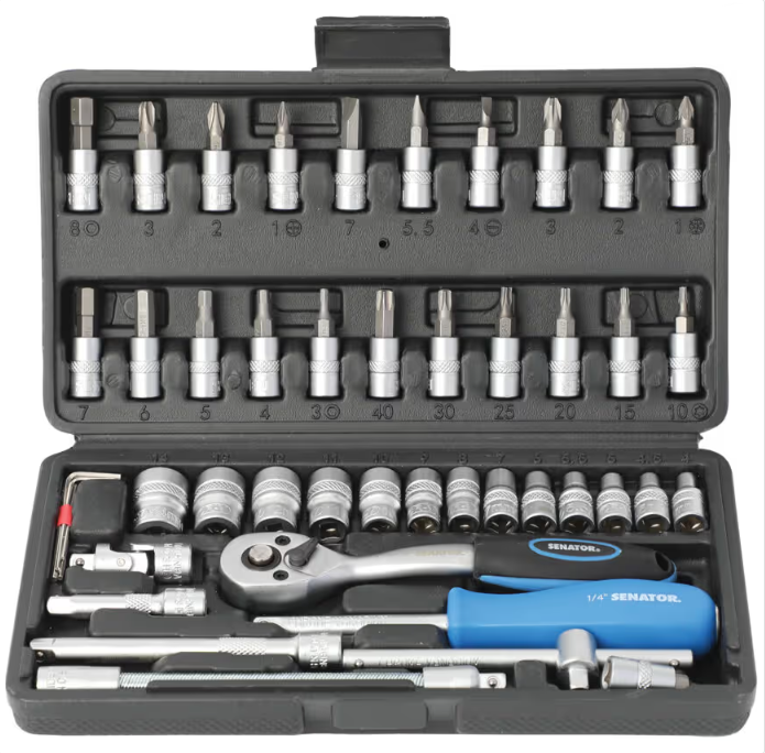 Senator 1/4 in Drive 46-Piece Metric Socket Set SENATOR