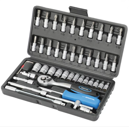 Senator 1/4 in Drive 46-Piece Metric Socket Set SENATOR