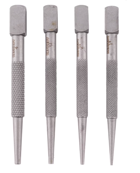 KENNEDY SQUARE HEAD NAIL PUNCHESSET OF 4 KEN5182300K KENNEDY