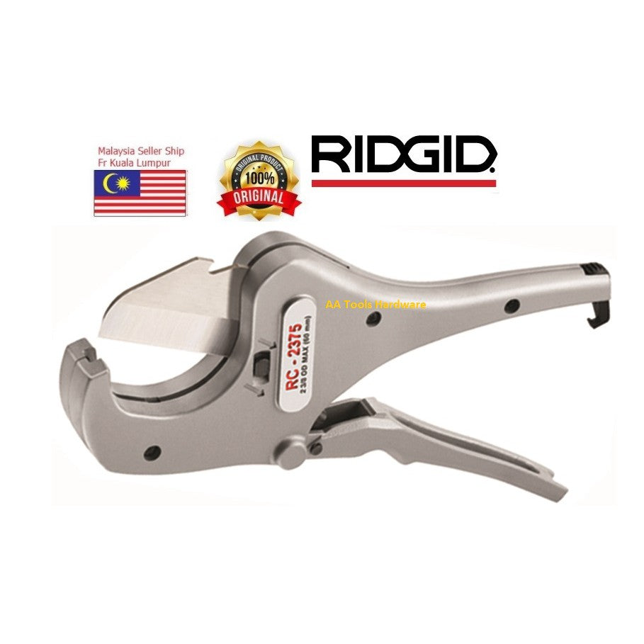 3-63mm Ridgid 30088 Ratchet Action Plastic Pipe & Tubing Cutter (NEW & ORI RIDGID)