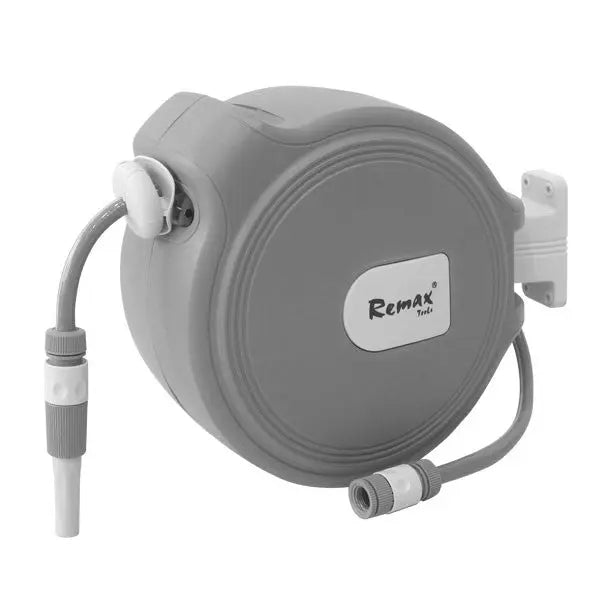 REMAX 38-NW100 1/2″ x 10m PORTABLE PVC HOSE REEL (AUTO RETRACTABLE) Include PVC Hose REMAX