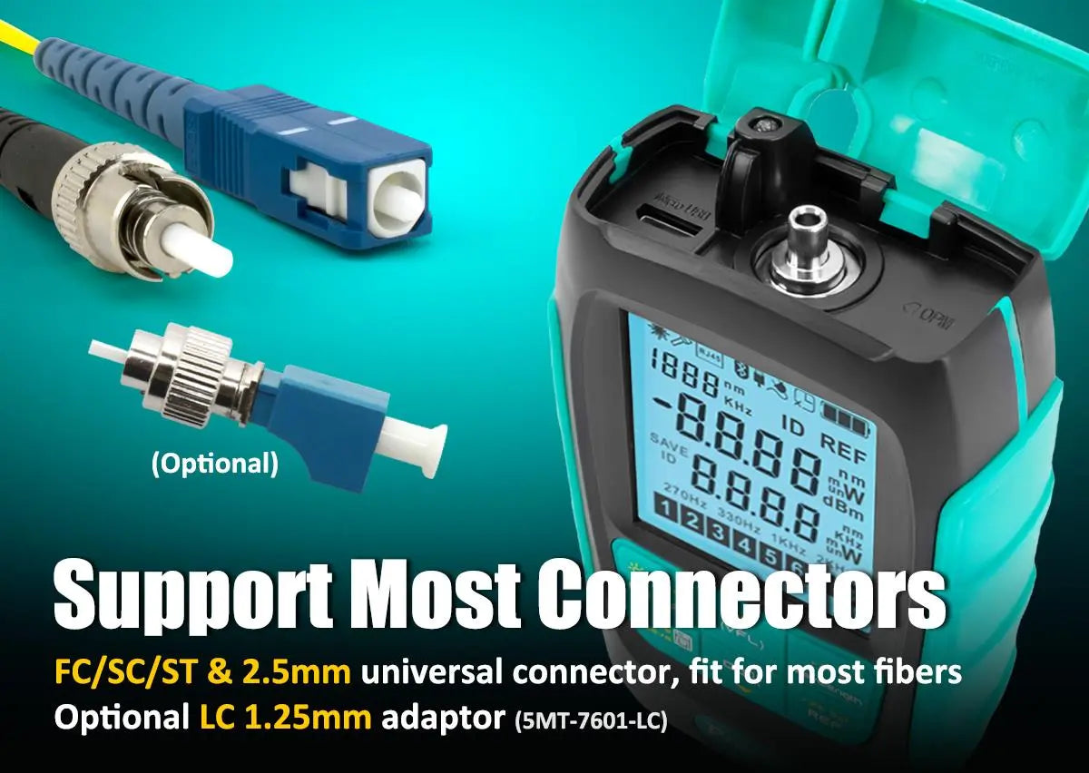 PRO'SKIT MT-7617 Mini Palm 2 in 1 fiber Optical Power Meter LED Flashlight (No Laser) | 3 Months Warranty PRO'SKIT