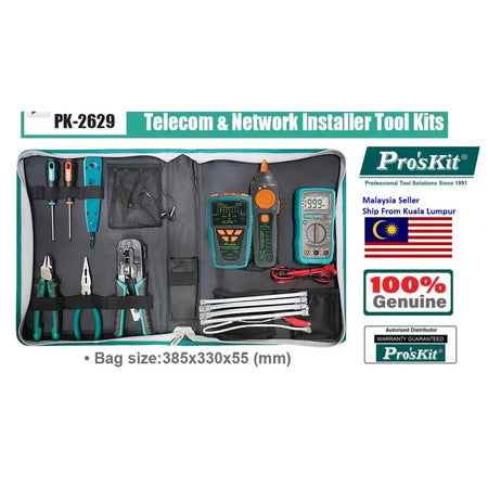 PRO'SKIT PK-2629 Telecom & Network Installer Tool Kits (NEW & ORI PROSKIT) PRO'SKIT