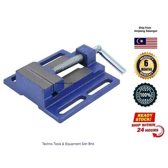2.5" 3", 4" 5" Heavy Duty Drill Press Vice Clamp Table Vise Machine Repair Vice Tool Techno Tools & Equipment