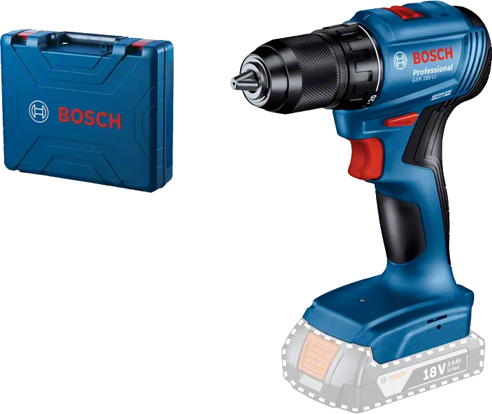 BOSCH GSR 185-LI Cordless Drill/Driver | Brushless 1,900 rpm BOSCH