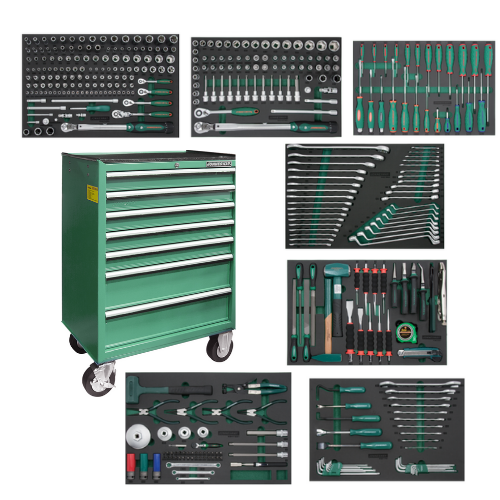 JONNESWAY 389pcs Professional Mechanic Tool Set For European Cars (C-8 ...