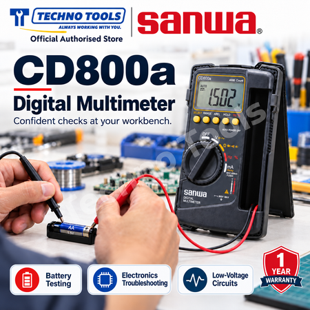 Sanwa CD800a digital multimeter product showcase
