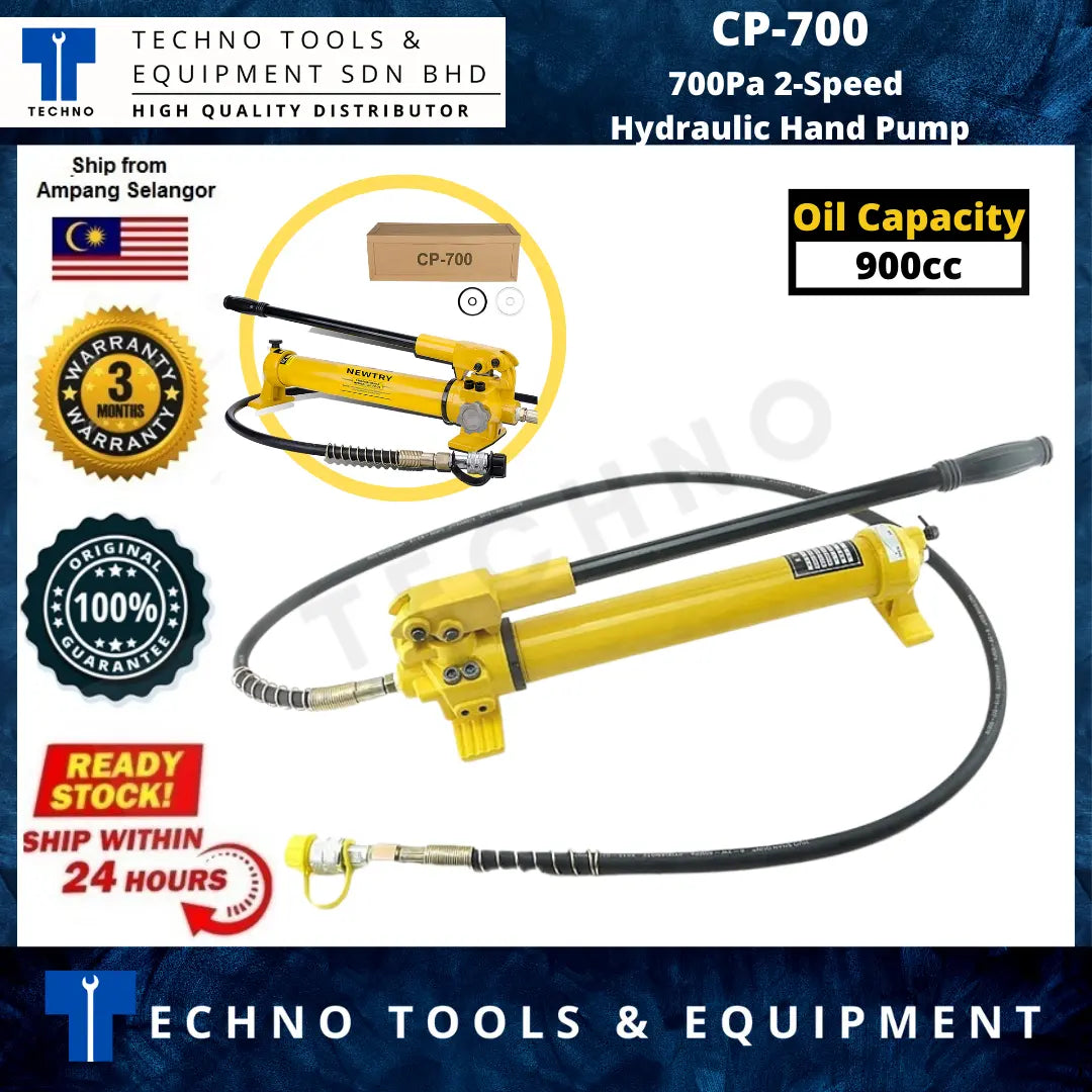 CP-700 Hydraulic Hand Pump, 2-Speed, 900CC, 700 bar / 10,000 psi High-Pressure OEM