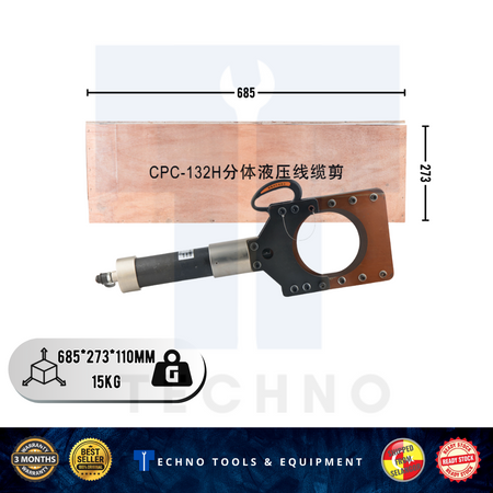 CPC-50H - 132H / 7-12Ton Split Design Hydraulic Cable Cutting Tool for Cu-Al Armored Cable Cutter OEM
