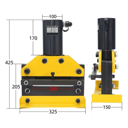 CWC-200 25T Hydraulic Steel Busbar Cutter | 3 Months Warranty OEM