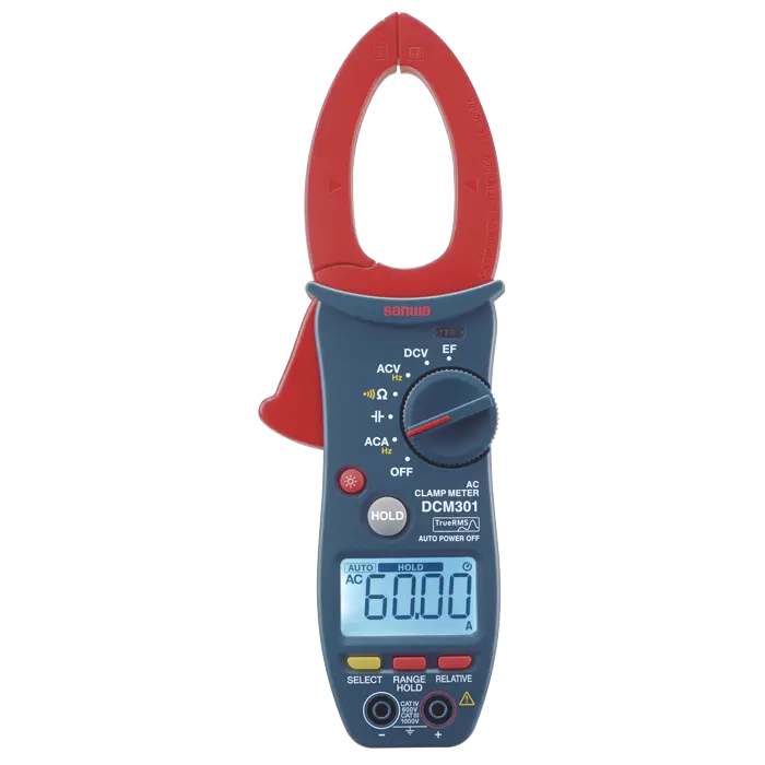 SANWA DCM301 AC True RMS Clamp Meter | 1000A CAT IV 600V SANWA