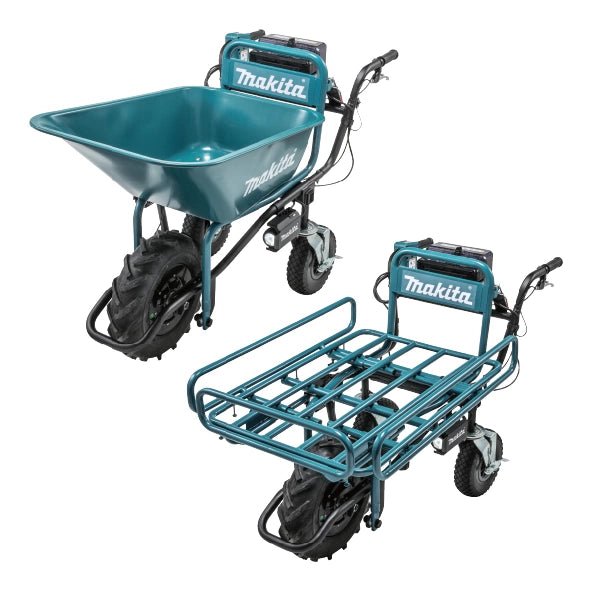 Makita DCU180Z 18V Battery Powered Wheelbarrow | Heavy-Duty Transport