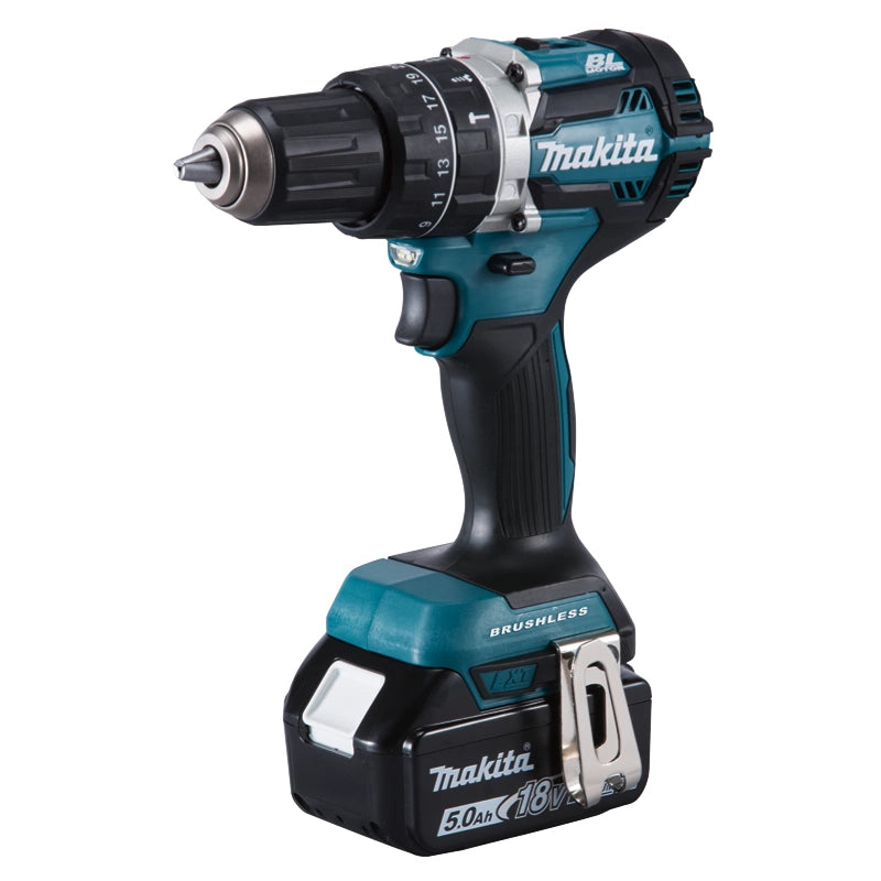 Makita DHP484RFX6 18V Cordless Hammer Driver Drill with 3 Batteries