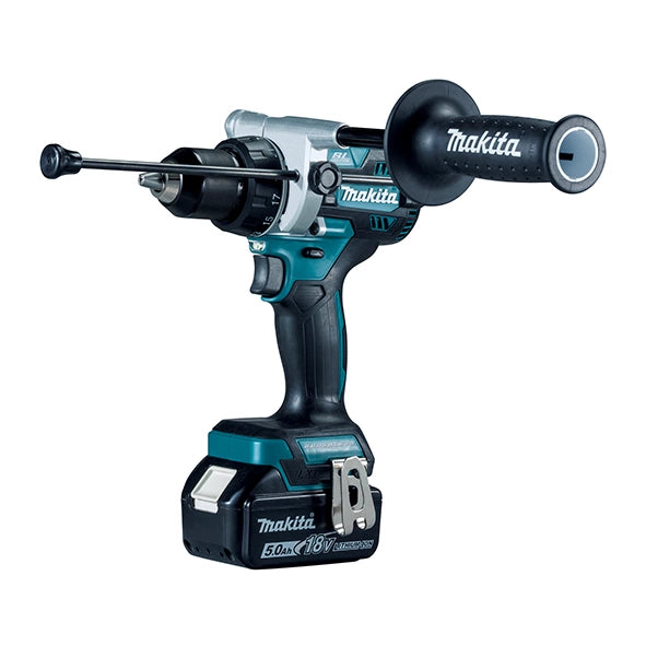 Makita DHP486RTE 18V Cordless Hammer Driver Drill with 5.0Ah Batteries