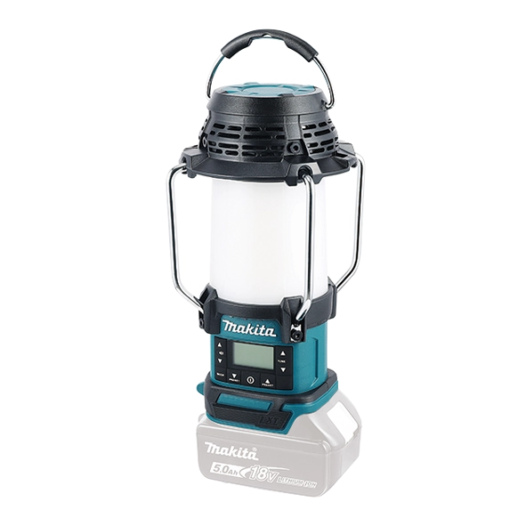 Makita DMR055 18V Cordless Radio with Lantern Portable Jobsite Light