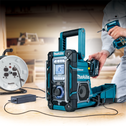 Makita DMR300 Job Site Radio with Clear Sound and Durable Design