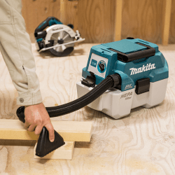 Makita DVC750LZX3 18V Cordless Vacuum Cleaner for Compact Dust Control