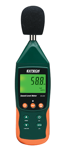 Extech SDL600 Data logging Sound Level Meter, 30dB to 130dB, 8kHz max