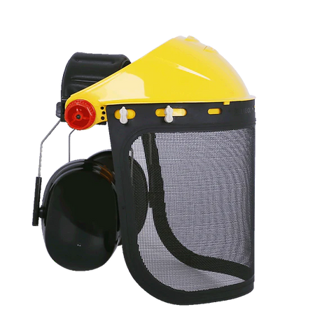 PROGUARD Forest Sentinel FS-4MP Forestry Safety Helmet with Mesh Visor & Earmuff PROGUARD