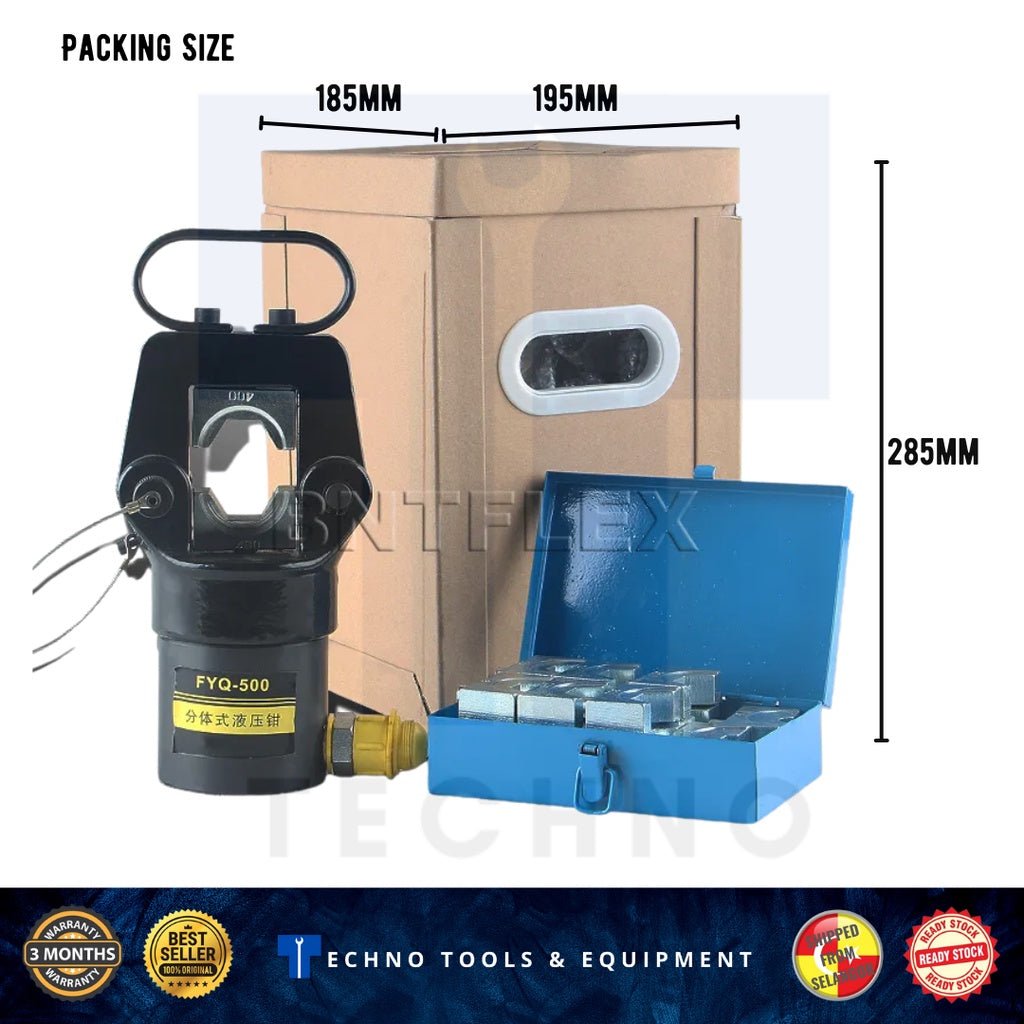 FYQ-300 / FYQ-400 / FYQ-500 Split Hydraulic Crimping Tool, 20T Output Techno Tools & Equipment