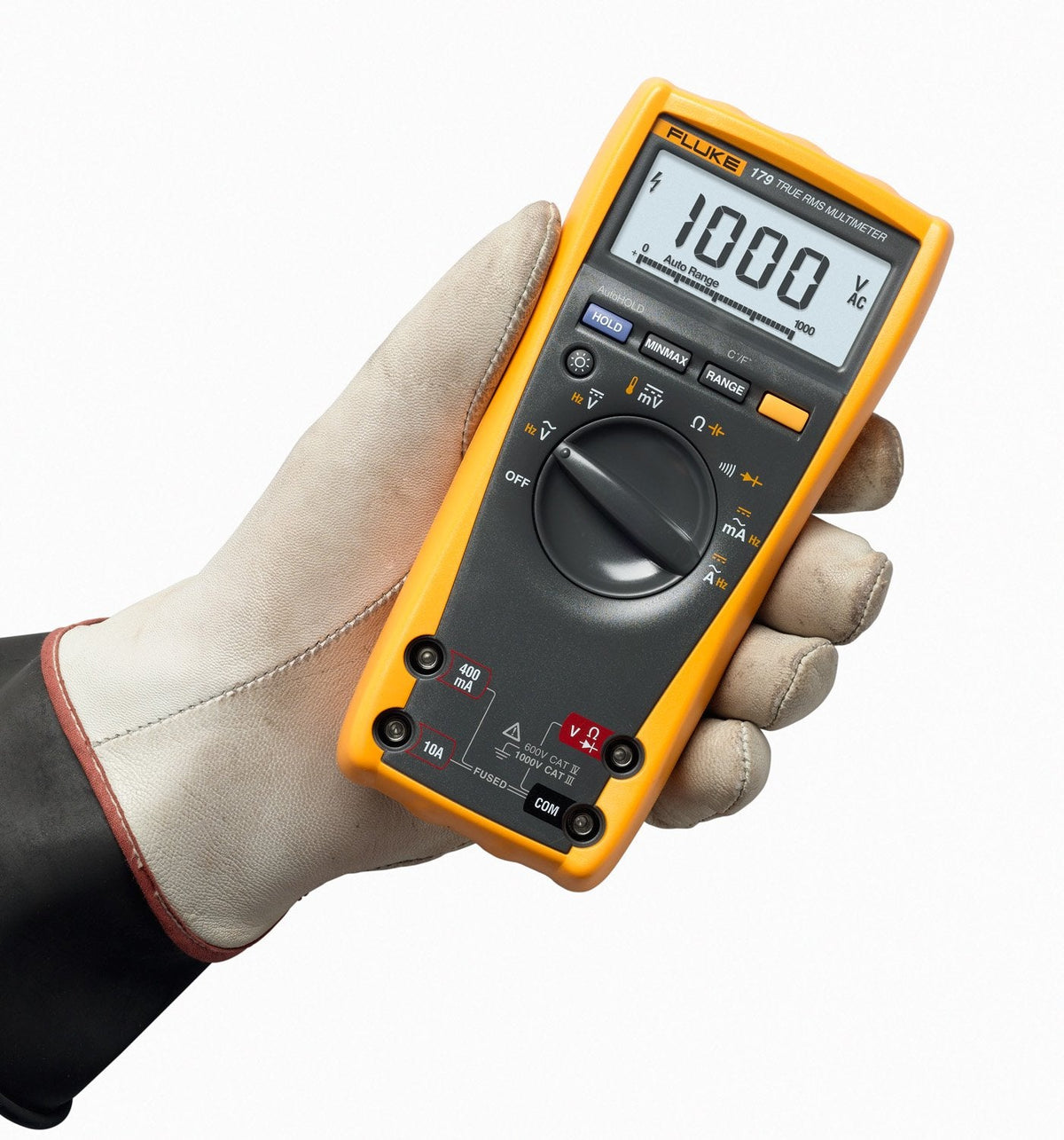 Fluke 179 True-RMS Digital Multimeter | CAT III 1000V Temperature Probe Included FLUKE