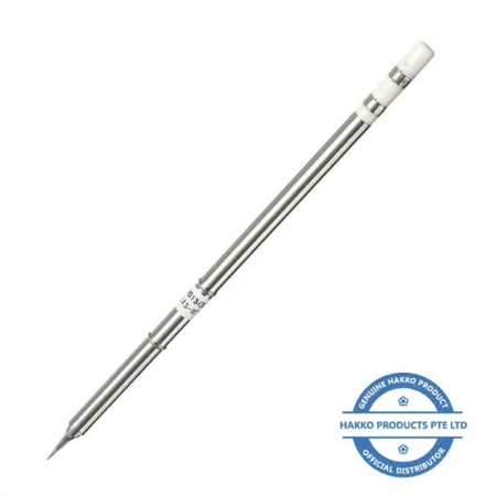 Soldering iron tip on a white background with Hakko branding. Model HAKKO T12-ILS