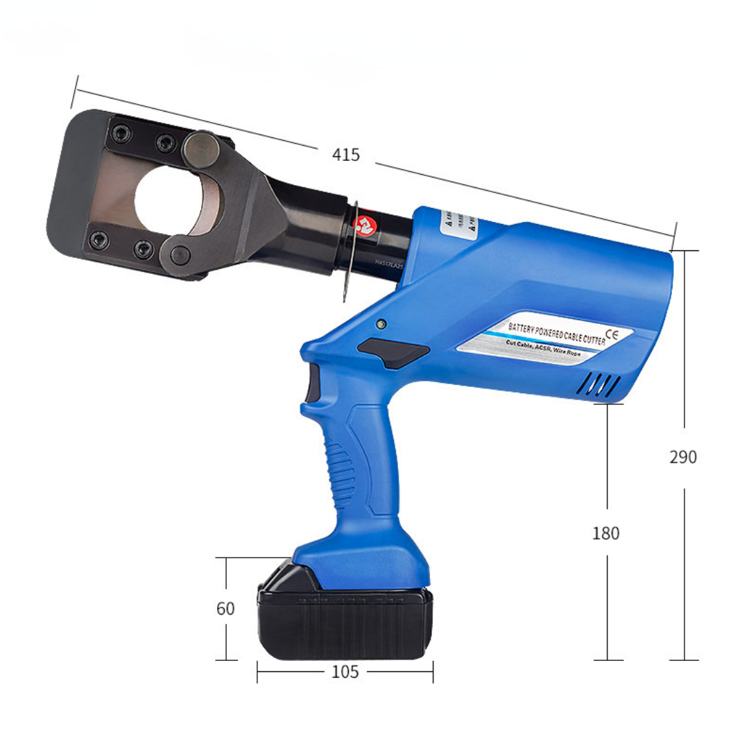 ED-45 85 Rechargeable Hydraulic Cable Cutter Crimping Pliers Two-in-One Electric Cable Cutter Hydraulic Pliers Wire Breaker ZMTW OEM