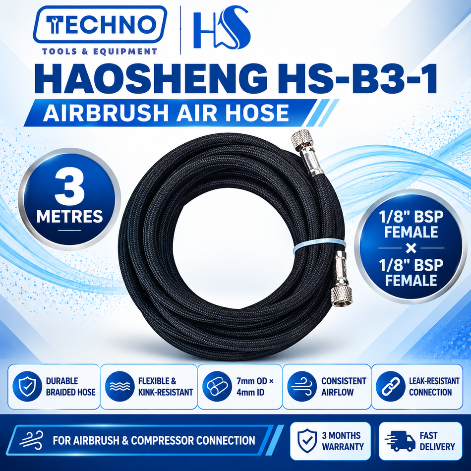 HS-B3-1 Air Hose For Airbrush Compressor (For Painting Model & Toys) HSB31 HAOSHENG