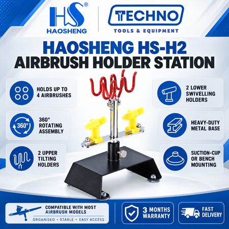 HAOSHENG HS-H2 Airbrush Holder up to 4 HAOSHENG