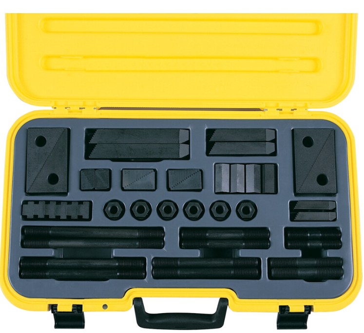 INDEXA T-Slot Clamping Kit, Metric, M18, Non-Alloy Carbon Steel, Set Of 58 IND4253618T