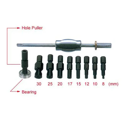 JONNESWAY Bearing Hole Puller Kit, 8-30 Mm AE310082 JONNESWAY