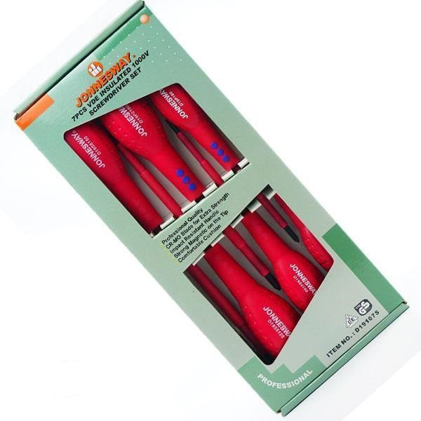 JONNESWAY D19107S 7 PCS ELECTRICIAN SCREWDRIVER SET 1000 V