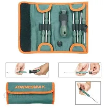 JONNESWAY DB0209S 9 PCS INTERCHANGEABLE SCREWDRIVER SET