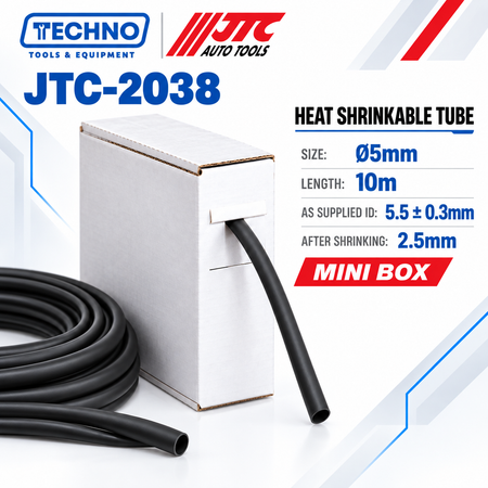 JTC Heat Shrinkable Tube Mini Box | Ø2–10mm, 10–15m JTC