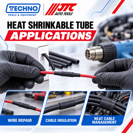 JTC Heat Shrinkable Tube Mini Box | Ø2–10mm, 10–15m JTC