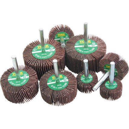 8-PCE ASSORTED FLAP WHEEL SET – Techno Tools & Equipment