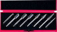 8-PCE DOUBLE CUT BURR SET CUT 6 6MM SHK