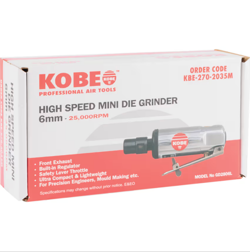 KOBE KBE2702035M GD2806L High Speed Mini Die Grinder well packaging in a box