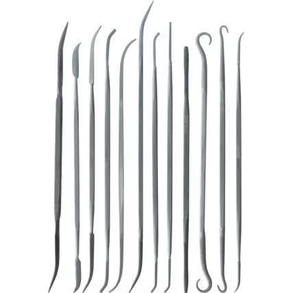 KENNEDY 12pc 15cm Riffler File Set SET-B Cut 2 KDY0319120K KENNEDY