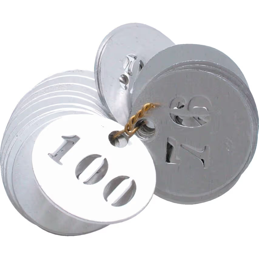 KENNEDY 30mm Aluminium & Brass Identity Discs KENNEDY
