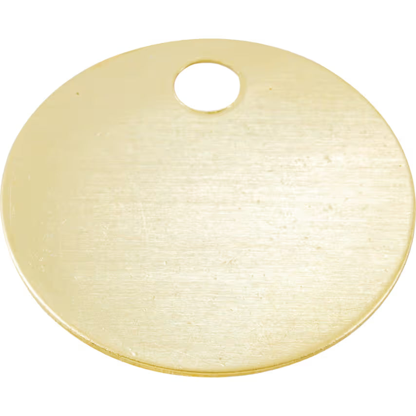 KENNEDY 30mm Aluminium & Brass Identity Discs KENNEDY